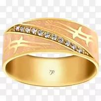 结婚戒指，金光闪闪的钻石戒指