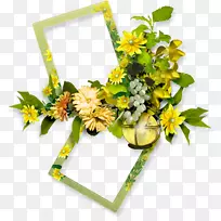花卉设计剪花剪贴画