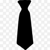 领带领结黑色领带剪贴画