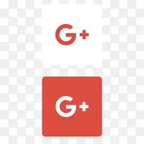 Google标志Google+封装PostScript-Google