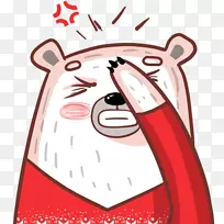 圣诞老人电报圣诞剪贴画-圣诞老人