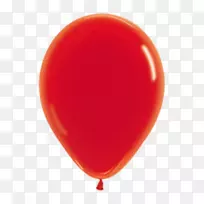 气球红色别针徽章按钮-气球