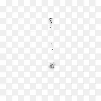 线点体首饰白色字体线