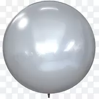 气球银金零售气球