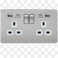 蓄电池充电器、交流电源插头和插座、电气开关、调光网络插座-usb