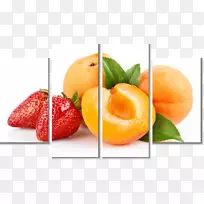 杏仁果草莓桌面壁纸-杏