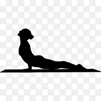 国际瑜伽日体式运动剪贴画-瑜伽