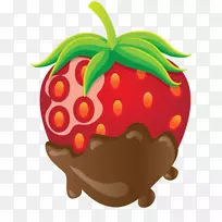 草莓巧克力蛋糕小四奶昔巧克力曲奇-草莓