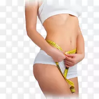 脂肪组织减肥，人体腰部-女性