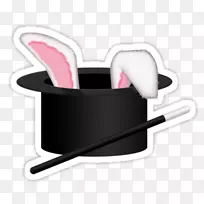 兔子魔术帽-魔术剪辑艺术-帽子