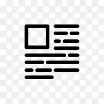 直线计算机图标水平平面正方形