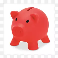 小猪银行塑料钱币银行