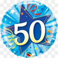 气球生日派对花束周年纪念-50周年
