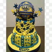 博卡大三学生生日蛋糕托塔蛋糕装饰球