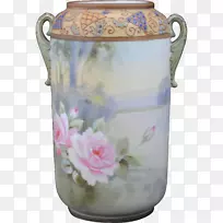 罐花瓶盖瓷罐花瓶