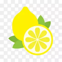 柠檬水果剪贴画-柠檬