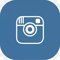 社交媒体电脑图标广告Instagram就像按钮-社交媒体