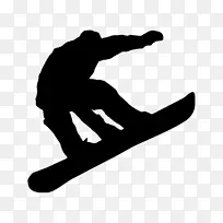 进化论滑雪板滑雪夹艺术-滑雪板