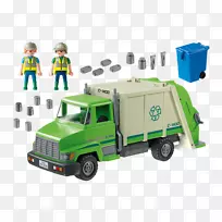 汽车Playmobil回收垃圾车-垃圾车