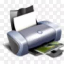 电脑图标打印机打印惠普打印机