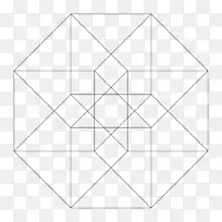 Tesseract几何顶点剪贴画