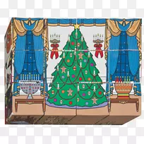 圣诞树橱窗圣诞装饰品-圣诞树