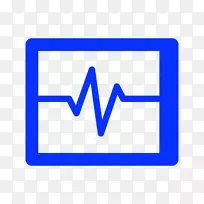 计算机图标医学保健心脏病学Holter监视器-健康
