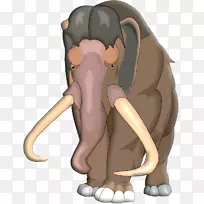 印度象卡通摄影非洲象剪贴画
