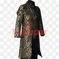 哥特亚文化长袍大衣