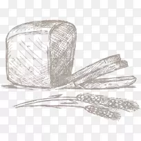 黑麦面包店绘图烘焙工具