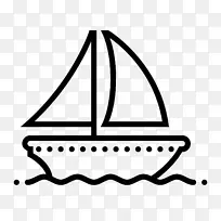 帆船电脑图标剪辑艺术帆船
