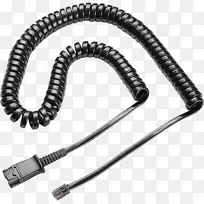 耳机电话电缆rj 9放大器耳机