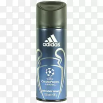 欧足联冠军联赛身体喷雾除臭剂阿迪达斯香水喷雾