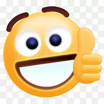 拇指信号表情标签谷歌游戏-表情符号