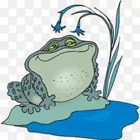 蟾蜍青蛙重要窗户图元夹艺术青蛙