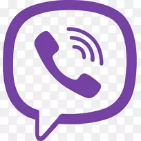 Viber电话、短信、即时消息、计算机图标-Viber