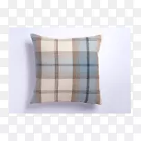 垫抛枕头浅蓝