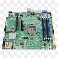 intel e3-1200 v5 cpu主板xeon microatx主板的Intel dbs1200spl uatx服务器板