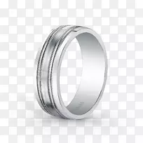 结婚戒指银新娘戒指