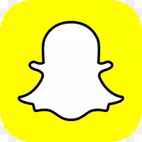 Snapchat标志社交媒体广告快照公司。-Snapchat