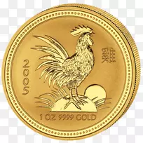 公鸡币金狗铜币