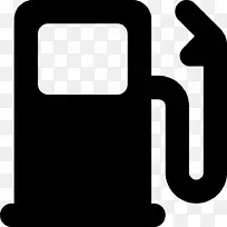 电脑图标汽油加油机加气站-SVG