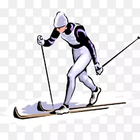 越野滑雪运动北欧滑雪滑冰滑雪