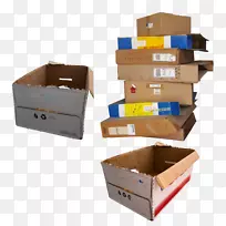 搬运机纸板箱纸包装和标签.纸板箱