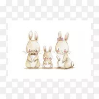 冬虫夏草兔画-兔子