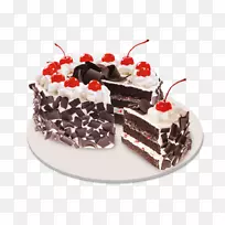 红丝带黑森林古堡巧克力蛋糕