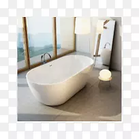 拉瓦克浴室亚克力纤维钢浴缸