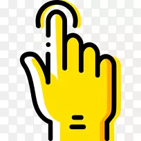 手势计算机图标.符号