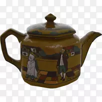 田纳西州水壶茶壶陶器