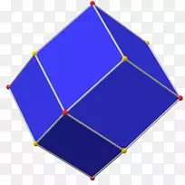 倒角菱形十二面体多面体几何体面